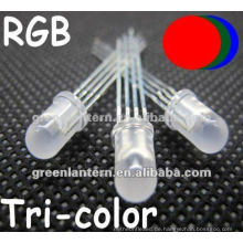 5mm 4pin RGB Tri-Color Gemeinsame Kathode Rot Grün Blau LED